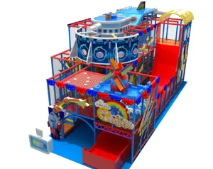 Kualitas Tinggi Kustom Tema Komersial Dalam Ruangan Playground Bouncing House Labirin Permainan untuk Anak-anak