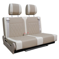 Siège de camping-car personnalisé, transformable en lit, pour fourgonnette ou bus, double face, en éponge de type coréen