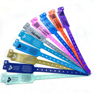 Customizable PVC Event <strong>Wristbands</strong>, Adjustable <strong>Vinyl</strong> Party Bracelets For Admission Tickets VIP Access Control - Product Image 3