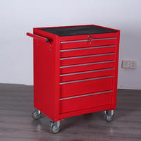 Chariot à outils roulant avec 5 tiroirs, armoire de rangement mobile verrouillable, fabrication OBM directe, garantie de 3 ans, garage, atelier