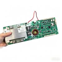 BMS intelligent 8-16S 100A-200A LiFePO4 avec WiFi, Bluetooth, CAN, RS485 intégrés pour bateaux, camping-cars, éclairage solaire JBD UP16S019