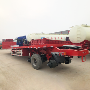 Chine ZW Group remorque de camion à pont plat 40ft 60ft Cargo remorque à plat Superlink - Product Image 5