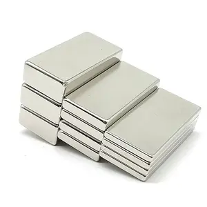 N45 N52 Large Neodymium Magnets Block 20X50x5 Ndfeb Iman De Neodimio N35 Neodymium Magnet 40X20x10