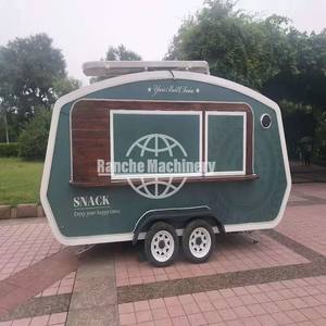 Carrito de comida callejera, helados, gofres, café, jugos, remolque para eventos al aire libre en parques - Product Image 3