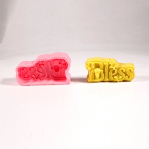 แม่พิมพ์เทียนซิลิโคนรูปหัวทังจูและลายโมโนแกรม สำหรับทำจานสบู่ ถาดใส่เครื่องประดับ เทียน และของจัดระเบียบในบ้าน - Product Image 5