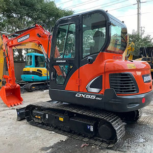 Top vente pelle Doosan d'occasion DX55-9C DX60 DX70 5 tonnes pelle d'occasion machine 99% neuf avec prix d'usine à vendre - Product Image 1