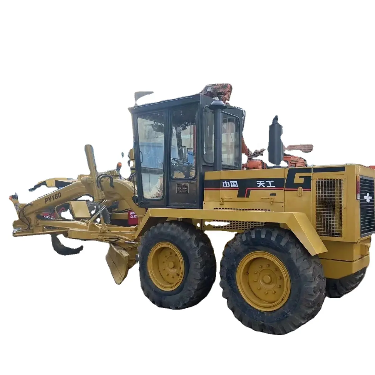 Nieuwe Aankomst Chinees Merk Gebruikt Tian Gong Wiel Motor Grader Te Koop/Tian Gong Py180 Grader