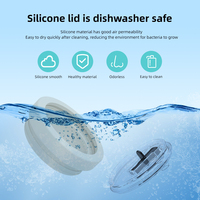 Promotion Exceptionnelle : Couvercles de Remplacement Anti-Déversement en Silicone de Qualité Alimentaire Réutilisables et Écologiques avec Paille pour Gobelet Stanley de 40 oz