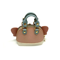En gros, Mini sac à main de luxe nouvelle mode, porte-clés pendentif de créateur avec petits charms décoratifs, en cuir PU, support de sac
