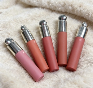 Huile à Lèvres Minérale Végétalienne de Luxe <span class=keywords><strong>Rare</strong></span> en Gros, Rouge à Lèvres Crème Douce Imperméable 5 Couleurs Longue Durée, <span class=keywords><strong>Gloss</strong></span> Naturel - Product Image 1