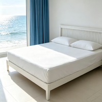 Sprei Fitted Katun Sateen 100% untuk Proyek Hotel Komersial, Sprei Hotel TC Tinggi, Grosir Sprei Fitted