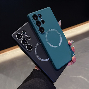 Per <span class=keywords><strong>Samsung</strong></span> S25 S24 S23 <span class=keywords><strong>S22</strong></span> S21 S20 S20 <span class=keywords><strong>Ultra</strong></span> liquido <span class=keywords><strong>silicone</strong></span> wireless ricarica custodia magnetica del telefono - Product Image 6