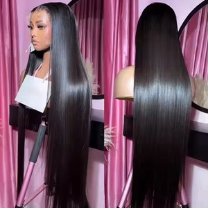 วิกผมอินเดียแบบสวมใส่ได้ทันที <span class=keywords><strong>ผม</strong></span>แท้ 4x4 Closure Lace Front จัดเรียงเกล็ดผม ไม่ต้องใช้กาว HD Lace Frontal Wig - Product Image 3