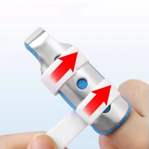 Attelle de <span class=keywords><strong>doigt</strong></span> en aluminium réglable pour le soutien et la protection des doigts arrosés, des doigts cassés, des entorses et des fractures, pour la <span class=keywords><strong>rééducation</strong></span> - Product Image 3