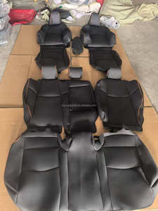 Fundas de Asiento de Cuero Genuino de Lujo para 5 Plazas, Personalizadas para <span class=keywords><strong>Lexus</strong></span> IS <span class=keywords><strong>ES</strong></span> LS NX LX 2004-2018, Cojines Delanteros y Traseros - Product Image 4