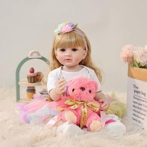 Muñecas Yeezwood Nuevas de 60 cm, Muñeca Reborn de Cuerpo Completo de Silicona, Juguete Realista de Bebé Recién Nacido, Muñeca Reborn de Silicona Suave para Niña - Product Image 3