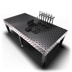 <span class=keywords><strong>Table</strong></span> de soudage nitrurée D28 Grid - Acier antirouille de qualité militaire et résistance industrielle <span class=keywords><strong>à</strong></span> l'abrasion CE - Product Image 1