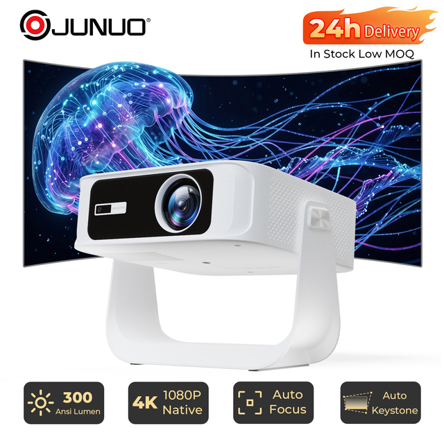 Q1 Smart Projector Native 1080P Full HD Auto Focus & Keystone Android WiFi6 BT5.2 Portable Home Theater HDMI USB