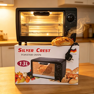 13L Foreign Trade Electric Oven Toaster Griller Stainless Steel Household Baking <b>Large</b> Capacity Desktop Independent - Product Image 4