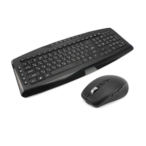 Business Russian Layout Usb Optical <b>Wireless</b> Keyboard Mouse Combo-waterproof Ergonomic Ultra Slim Design 1200 Dpi in Stock Kyms - Product Image 6
