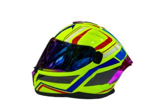 CL 2017 Nuevo CCC Certificado Adulto Casco de motocicleta de cara completa Acabado negro mate transparente Aletas reemplazables ABS Tamaño libre Todos - Product Image 6