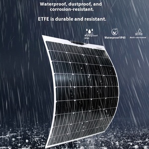 AK โมดูลโซลาร์เซลล์พลังงานแสงอาทิตย์ชนิดซิลิคอน20W-550W แผงเซลล์แสงอาทิตย์แบบกึ่งยืดหยุ่นสำหรับชาร์จโทรศัพท์มือถือ - Product Image 5