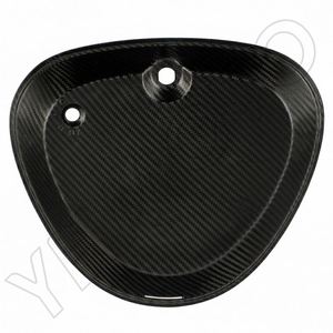 YHMOTO Carbon Fiber Side Cover Seitendeckel <b>Square</b> <b>Battery</b> Guard Motorcycle Fairing for Simson S50 S51 S53 Motorrad - Product Image 4