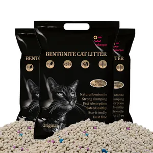 Supplier Sale Best Premium Brand Cat Litter Dust Free Odour Lock Strong Clumping 100% Natural Bentonite Arena Para Gato