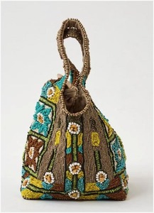 Export Quality Handmade Floral <b>Beaded</b> <b>Purse</b> for Women Premium Embroidered Fashion Bag for Daily Use Available for Sale - Product Image 3
