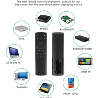 Control Remoto Inteligente por Voz G20S 2.4G con Aprendizaje de Código IR, Mini Mouse Inalámbrico Universal de 10m
