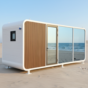 Maison préfabriquée personnalisée Apple Cabin 20FT/40FT, villas, maisonnette moderne, maisons mobiles, construction rapide, bureau portable, hôtel - Product Image 1