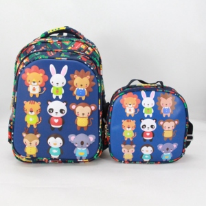 दोपहर के भोजन बॉक्स पेंसिल केस के साथ <span class=keywords><strong>3</strong></span> स्कूल बैग - Product Image 5