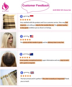 Sang Trọng Nga Thiên Tài Sợi Ngang Phần Mở Rộng Tóc Con Người Vô Hình Wefts Tay Lựa Chọn Tóc Vàng Nổi Bật Tông 0.1Mm Mỏng - Product Image 6