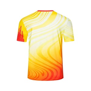 Maillot de tennis personnalisé avec logo, design par sublimation, dernier design, séchage rapide, 100 % polyester, manches courtes. - Product Image 4