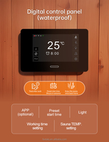 Calentador de sauna seca finlandesa OEM ODM de fábrica con WiFi y APP, 4.5KW, 6KW, 9KW, 12KW, 15KW, 18KW