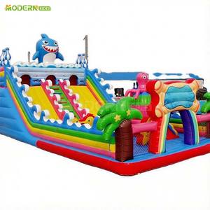 Château gonflable créatif avec <span class=keywords><strong>des</strong></span> toboggans excitants et <span class=keywords><strong>des</strong></span> zones interactives pour les événements thématiques en plein air et les parcs pour enfants à vendre - Product Image 2