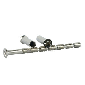 Vis de connexion métrique M4 à embase carrée en acier inoxydable galvanisé à l'acide zingué, à rupture facile - Product Image 5