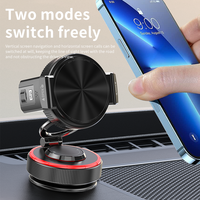 Soporte Magnético + con Clip para Teléfono Móvil 2 en 1, Versión Profesional, Fuerte Succión, Soporte de Aleación de Aluminio para Todos los Teléfonos Móviles