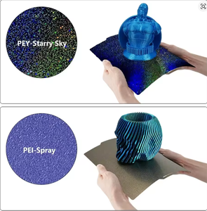 Placa de Construcción A1 X1C con Textura PEI 257x257 H1H PEY PEO de Acero de Resorte para Bambu Lab P1S P2S X1 Carbon Bambu Lab <span class=keywords><strong>P1P</strong></span> - Product Image 5