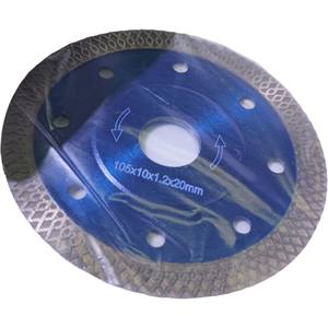 Disco de Corte de Diamante Electrochapado Azul de 105 mm para Pisos y Paredes de Cerámica, Disco de Pulido de Diamante de Hoja Delgada Antivibración - Product Image 3