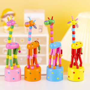 Dancing <b>Giraffe</b> Wooden Toy For Kids 2-4 Years Unisex Gift Activity Game Gear - Product Image 4