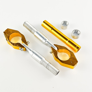 Qiangye – barre stabilisatrice de guidon de moto, extension de barre de renforcement en métal pour modification hors route, noir, argent, rouge, bleu, or - Product Image 3