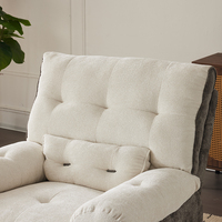 Fauteuil inclinable de loisir surdimensionné à un siège en bois moderne sans ODM OEM pour salon