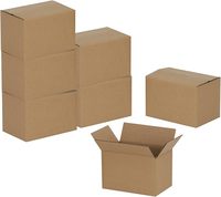 Cajas de Envío de Cartón Corrugado Kraft, Cajas Pequeñas para Envíos Postales, Cartón Marrón Personalizado