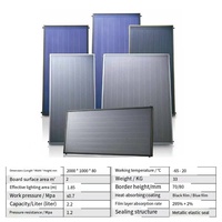 Système de chauffe-eau solaire pressurisé 100L - Usage domestique - Module collecteur solaire à plaque plate avec chauffage électrique - Économie d'énergie