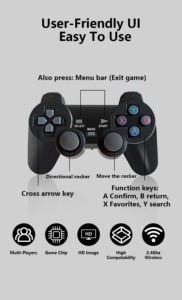 Control de Juego 8 Pro de Bajo Precio, 4K 64G, Sistema de Emulación de Más de 30000 Juegos Retro, Más de 40 Emuladores, Control Inalámbrico para TV, N64/PSP/SNES - Product Image 6