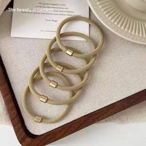 ยางรัด<span class=keywords><strong>ผม</strong></span><span class=keywords><strong>ผู้หญิง</strong></span> Jiafei ยืดหยุ่นสูง หัวเข็มขัดรูปหัวใจ สีส้มหนา สไตล์เรียบง่าย ยุโรปอเมริกัน ขนาด 5 ซม. - Product Image 3