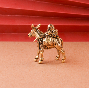 Statuetta di asino in ottone spedizione in stile Vintage antica scultura di asini all'ingrosso artigianato - Product Image 2