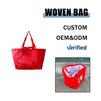 Bolsas de Compras Reutilizables Personalizadas, Ecológicas, Grandes, de Polipropileno, Impermeables, Tejidas