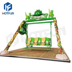 Divertido Atracción de Columpio de Dinosaurios de 12 Asientos de Fibra de Vidrio para Parques Temáticos, Parques de Atracciones y Plazas de Carnaval en Venta - Product Image 2